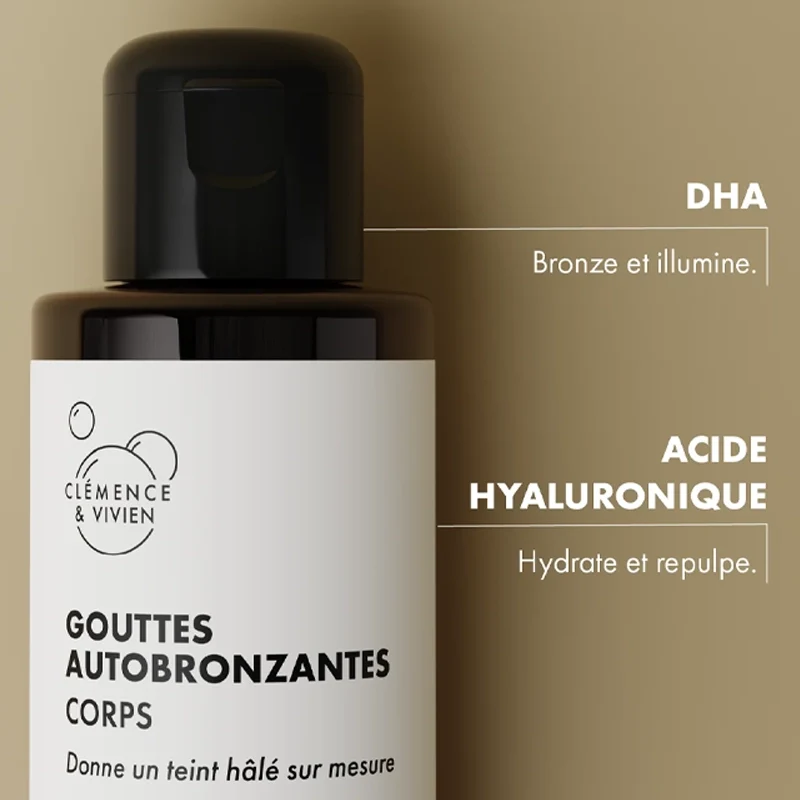 Gouttes autobronzantes corps