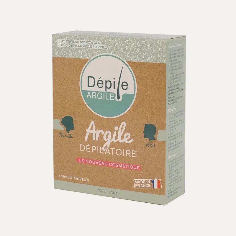 Argile dépilatoire