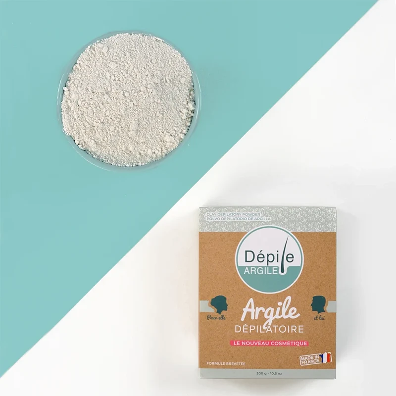 Argile dépilatoire