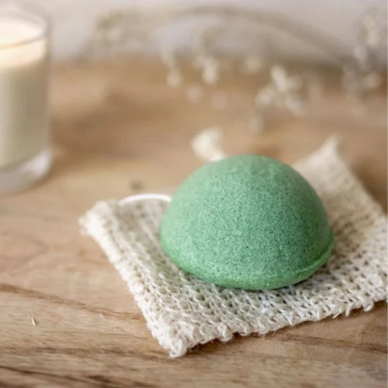 Éponge Konjac - antioxydante et détoxifiante pour le visage