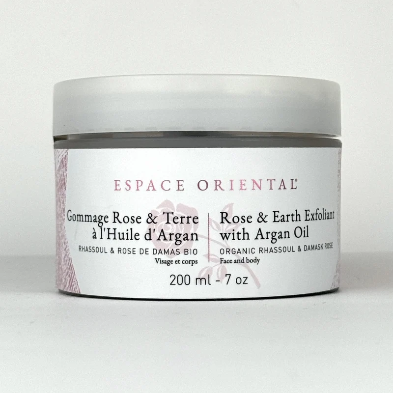 Gommage Rose et Terre à l'huile d'argan