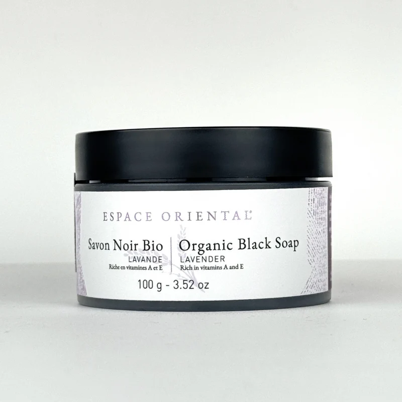 Savon Noir bio à la lavande