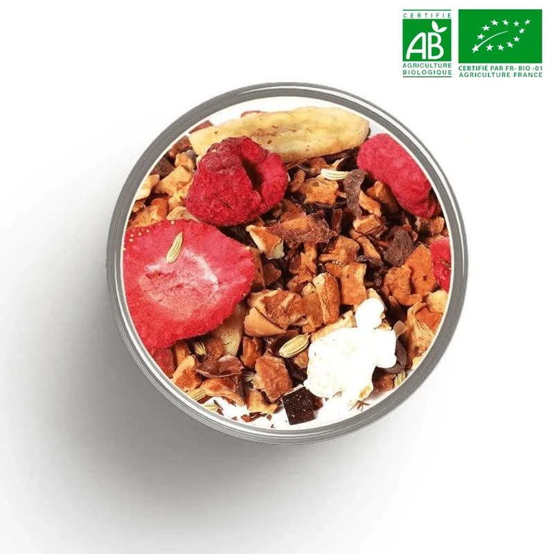 🍓 Infusion fruitée pour les bouts d’chou - Lot de 10 sachets