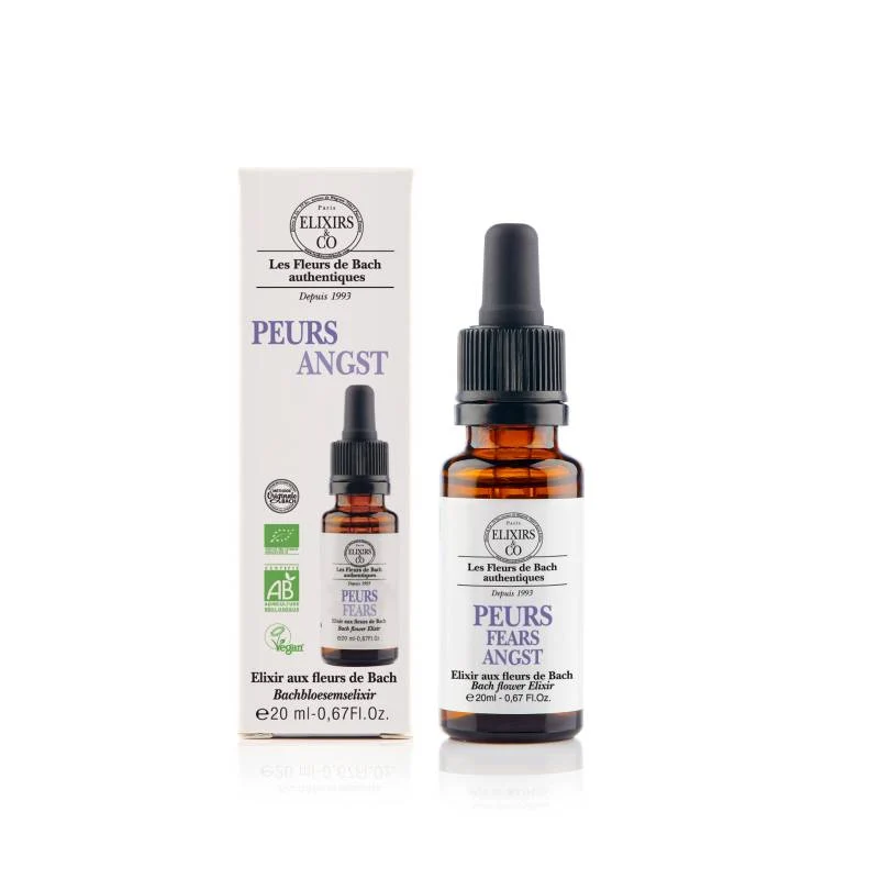 Élixir Fleurs de Bach Bio – Peurs