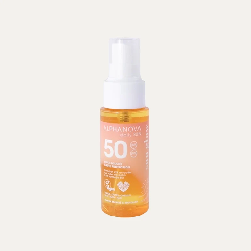 Huile solaire SPF 50 - Format voyage