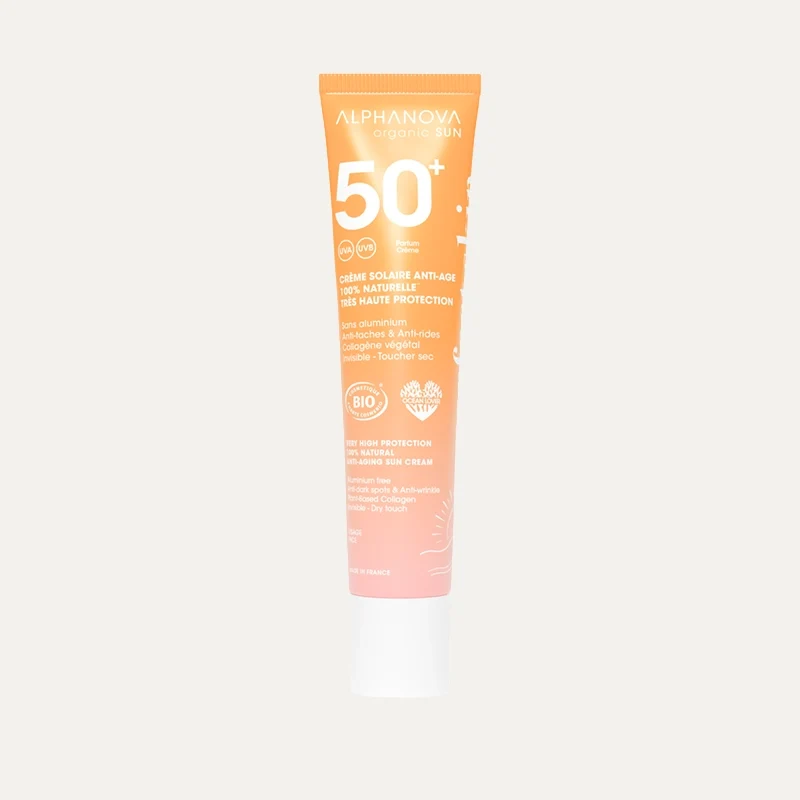 Crème solaire anti-âge SPF 50+ BIO