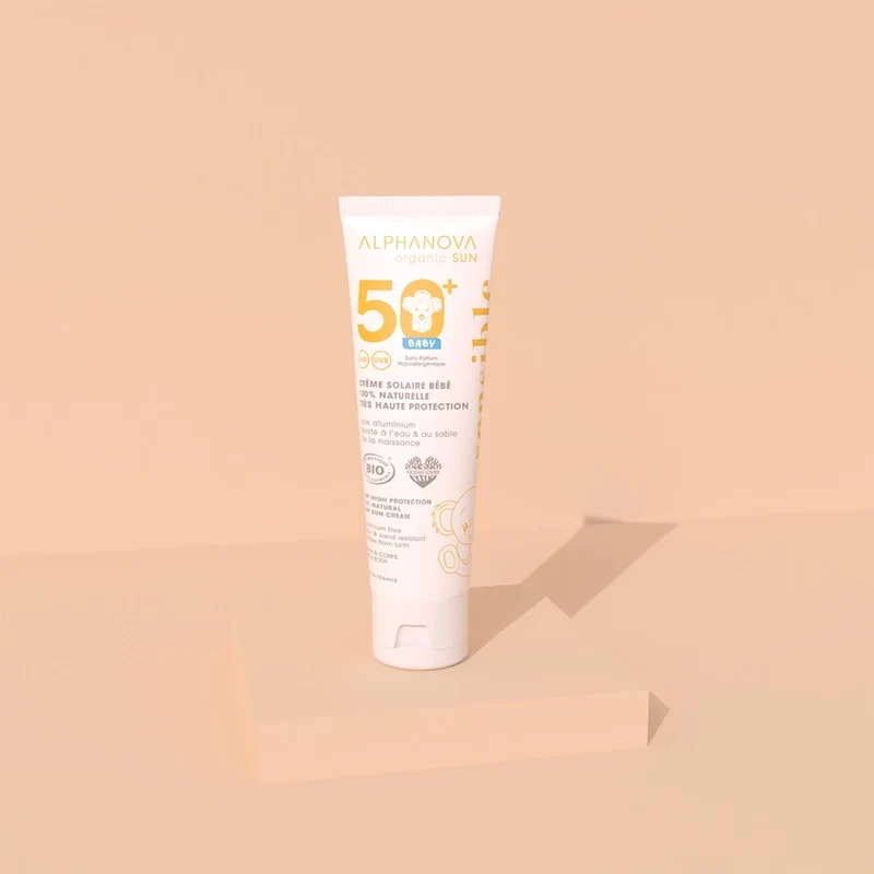 Crème solaire bébé SPF 50+ BIO