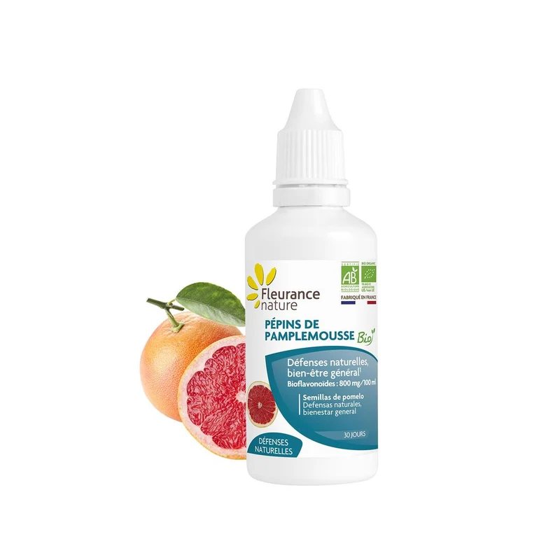 🍊 Pépins de Pamplemousse Bio - Fleurance Nature
