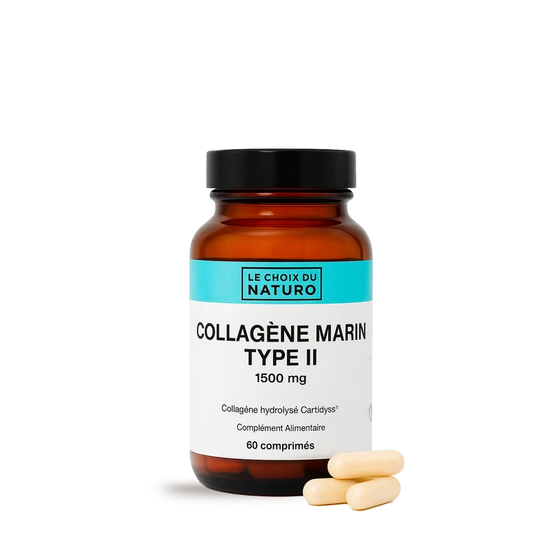 Collagène marin de Type 2 - 1 500 mg - 60 comprimés