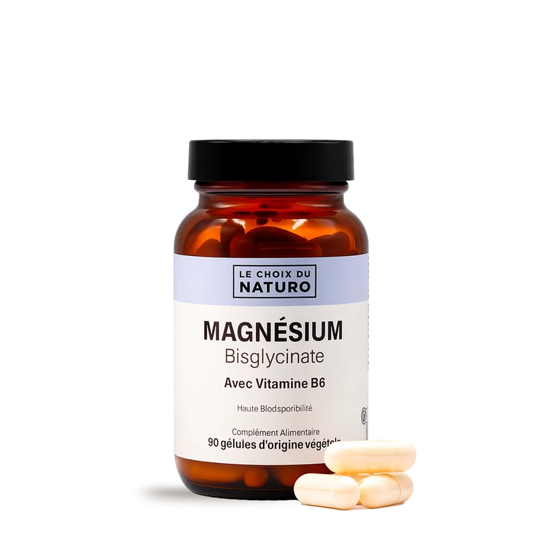 Bisglycinate de magnésium 300mg - 90 gélules