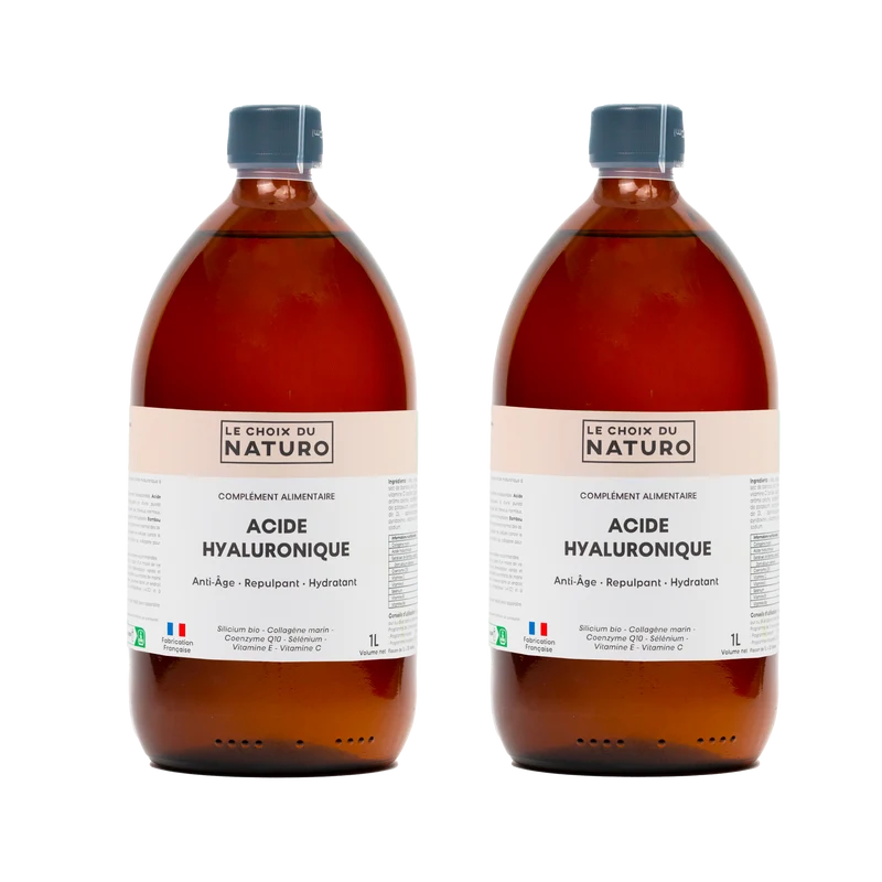 Duo d'acide hyaluronique à boire