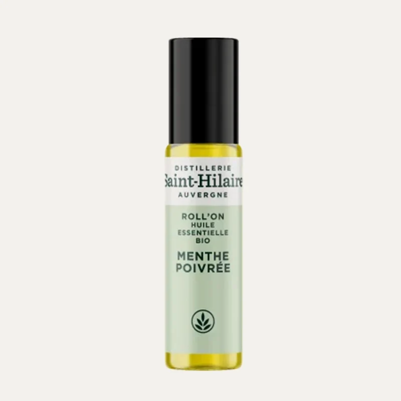 Roll-on à l'huile essentielle de Menthe poivrée BIO