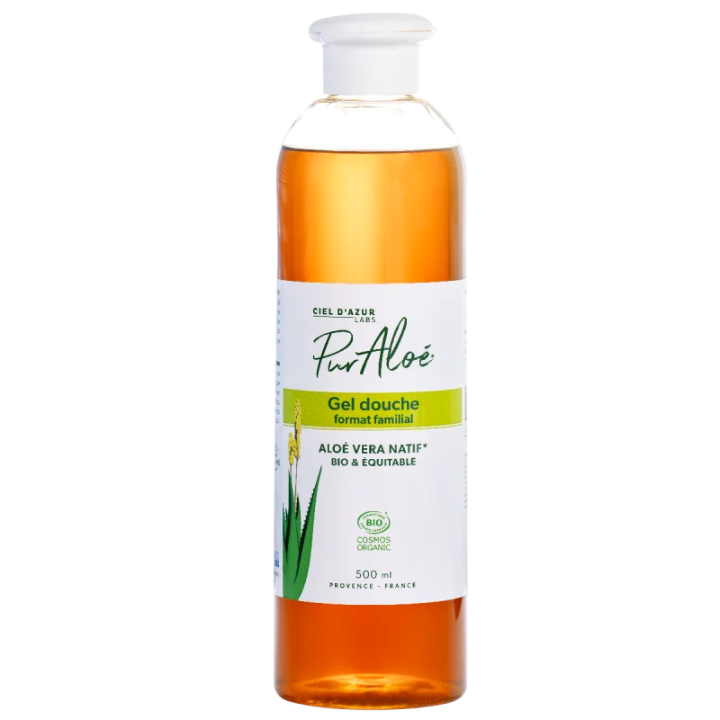 Gel douche familial à l’Aloe Vera Bio - Pur Aloé