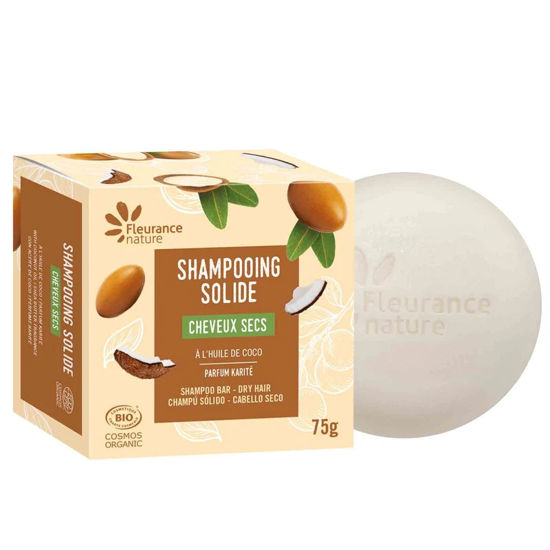 🌿 Shampoing Solide Cheveux Secs Bio - Fleurance Nature