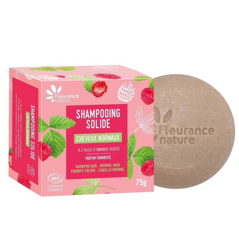 🍓 Shampoing Solide Cheveux Normaux Bio - Fleurance Nature