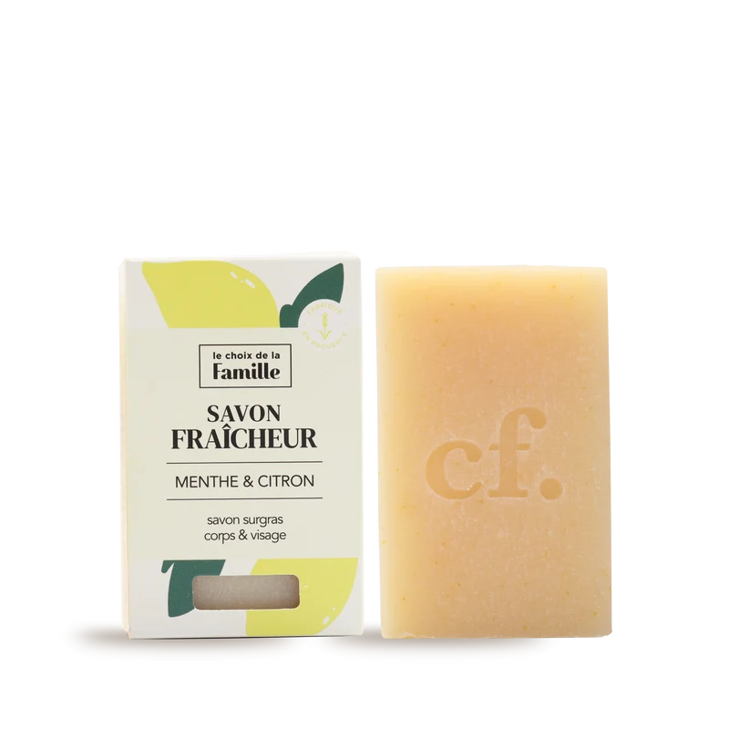 Savon surgras Fraîcheur corps et visage - Menthe & Citron