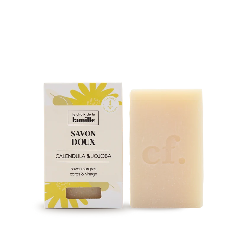 Savon surgras Neutre corps et visage - Calendula & Jojoba