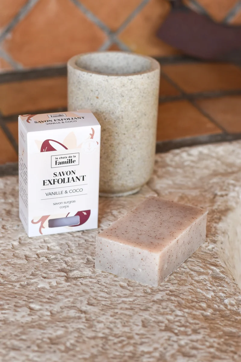 Savon surgras Exfoliant corps - Vanille & Coco