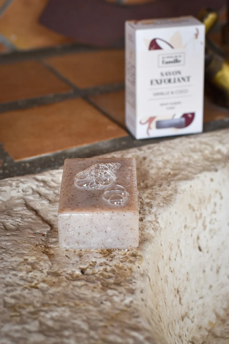 Savon surgras Exfoliant corps - Vanille & Coco