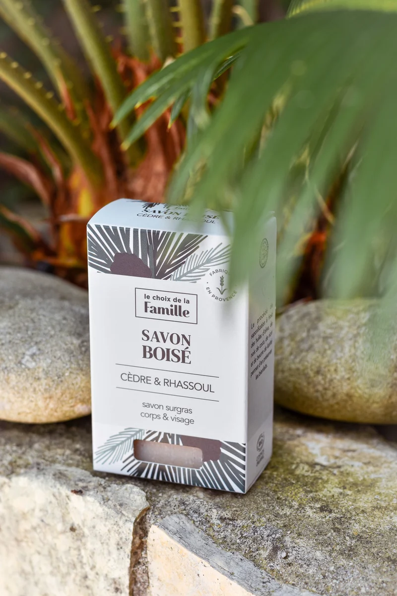 Savon surgras Boisé corps - Cèdre & Rhassoul