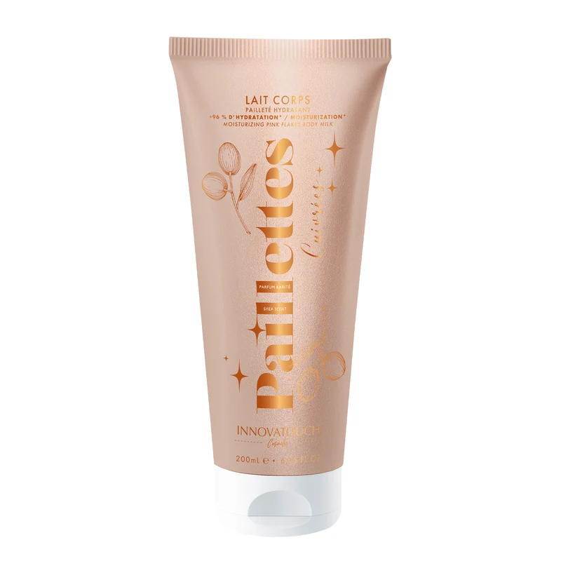 Lait Corps Karité Paillettes Cuivrées – Hydratant & Sublimant – 200ml