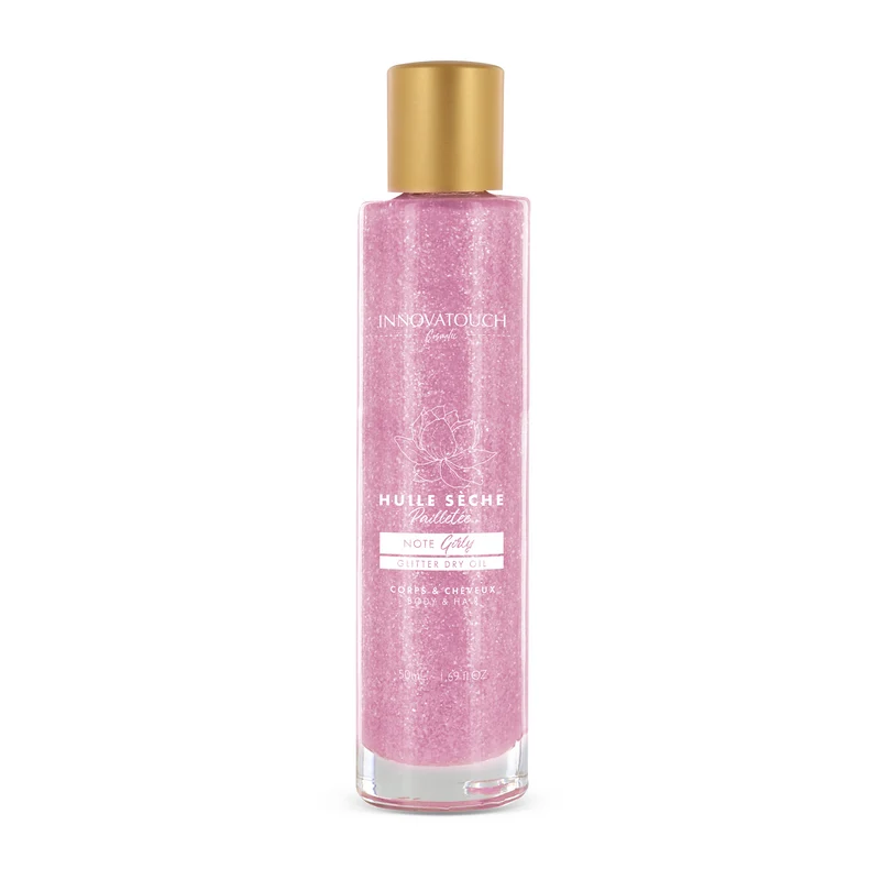 Huile sèche pailletée - Note Girly