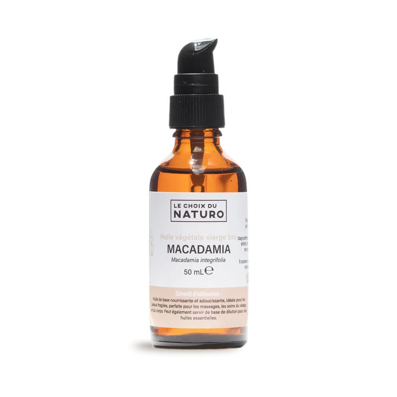Huile végétale de Macadamia bio