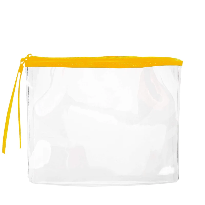TROUSSE TRANSPARENTE JAUNE