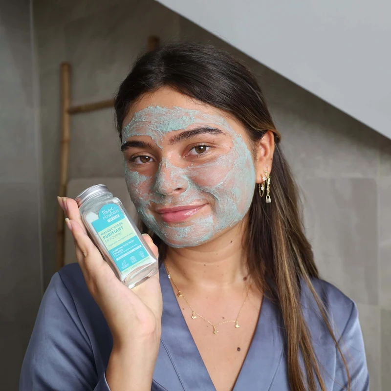 Masque Visage Purifiant en Poudre