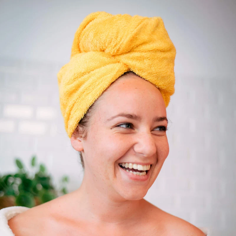 Serviette cheveux en bambou