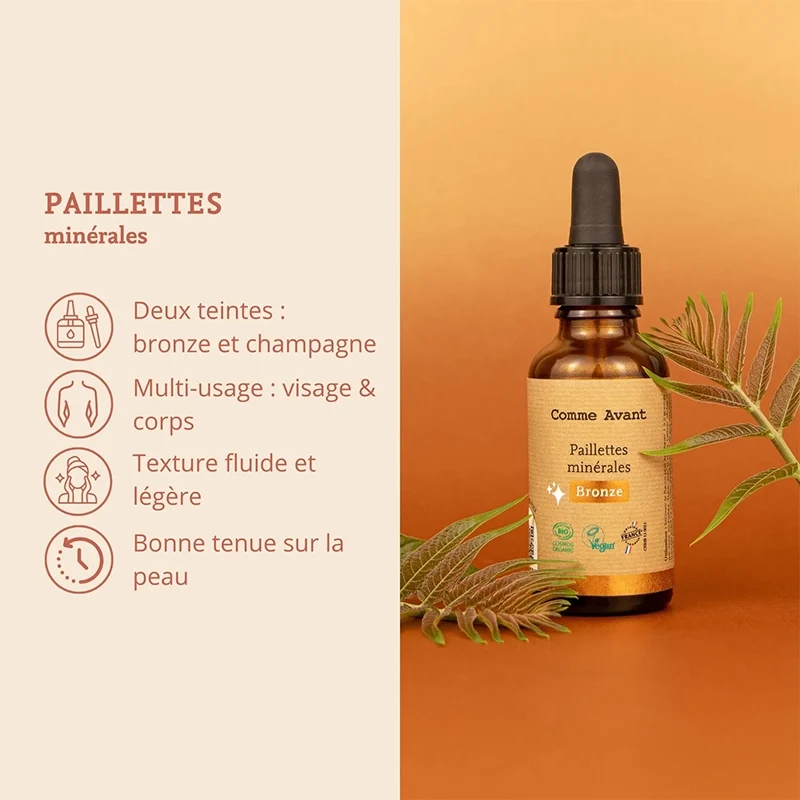 Paillettes minérales