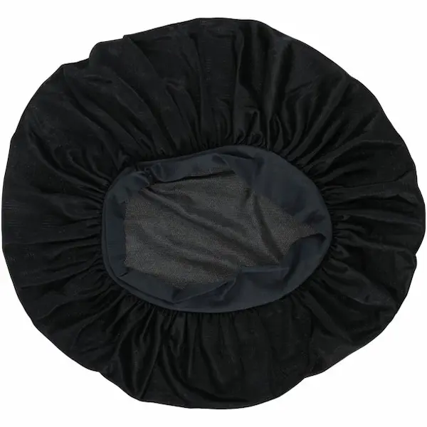 Bonnet Nuit Noir Aéré - Stay On Satin