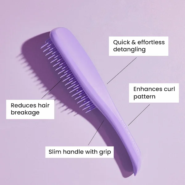 Brosse Ultimate Detangler Naturally Curly Purple Passion - Tangle Teezer